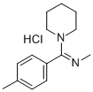 Piperidine, 1-((methylimino)(4-methylphenyl)methyl)-, monohydrochlorid e CAS#: 64594-09-8