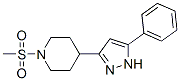 Piperidine, 1-(methylsulfonyl)-4-(5-phenyl-1H-pyrazol-3-yl)- (9CI) CAS#: 606103-91-7