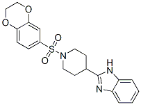 Piperidine, 4-(1H-benzimidazol-2-yl)-1-[(2,3-dihydro-1,4-benzodioxin-6-yl)sulfonyl]- (9CI) CAS#: 606081-93-0