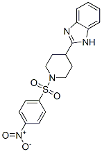 Piperidine, 4-(1H-benzimidazol-2-yl)-1-[(4-nitrophenyl)sulfonyl]- (9CI) CAS#: 606081-99-6