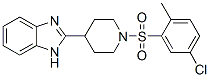 Piperidine, 4-(1H-benzimidazol-2-yl)-1-[(5-chloro-2-methylphenyl)sulfonyl]- (9CI) CAS#: 606082-21-7