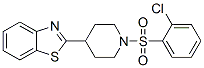 Piperidine, 4-(2-benzothiazolyl)-1-[(2-chlorophenyl)sulfonyl]- (9CI) CAS#: 606082-08-0