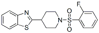 Piperidine, 4-(2-benzothiazolyl)-1-[(2-fluorophenyl)sulfonyl]- (9CI) CAS#: 606082-02-4