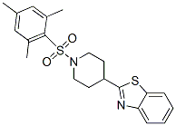 Piperidine, 4-(2-benzothiazolyl)-1-[(2,4,6-trimethylphenyl)sulfonyl]- (9CI) CAS#: 605629-38-7