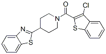 Piperidine, 4-(2-benzothiazolyl)-1-[(3-chlorobenzo[b]thien-2-yl)carbonyl]- (9CI) CAS#: 606081-91-8