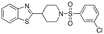 Piperidine, 4-(2-benzothiazolyl)-1-[(3-chlorophenyl)sulfonyl]- (9CI) CAS#: 606082-10-4