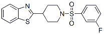 Piperidine, 4-(2-benzothiazolyl)-1-[(3-fluorophenyl)sulfonyl]- (9CI) CAS#: 606082-05-7
