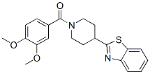 Piperidine, 4-(2-benzothiazolyl)-1-(3,4-dimethoxybenzoyl)- (9CI) CAS#: 605628-00-0