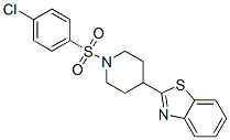 Piperidine, 4-(2-benzothiazolyl)-1-[(4-chlorophenyl)sulfonyl]- (9CI) CAS#: 605628-18-0