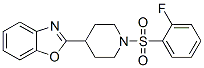 Piperidine, 4-(2-benzoxazolyl)-1-[(2-fluorophenyl)sulfonyl]- (9CI) CAS#: 606082-03-5
