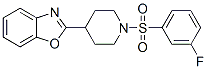 Piperidine, 4-(2-benzoxazolyl)-1-[(3-fluorophenyl)sulfonyl]- (9CI) CAS#: 606082-06-8