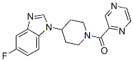 Piperidine, 4-(5-fluoro-1H-benzimidazol-1-yl)-1-(pyrazinylcarbonyl)- (9CI) CAS#: 604742-09-8