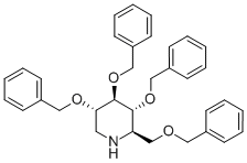 Piperidine,3,4,5-tris(phenylmethoxy)-2-[(phenylmethoxy)methyl]-,(2R,3R,4R,5S)- CAS#: 69567-11-9