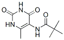 Propanamide, 2,2-dimethyl-N-(1,2,3,4-tetrahydro-6-methyl-2,4-dioxo-5-pyrimidinyl)- (9CI) CAS#: 675841-23-3