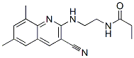 Propanamide, N-[2-[(3-cyano-6,8-dimethyl-2-quinolinyl)amino]ethyl]- (9CI) CAS#: 606105-73-1
