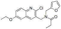 Propanamide, N-[(2-chloro-6-ethoxy-3-quinolinyl)methyl]-N-(2-furanylmethyl)- (9CI) CAS#: 606103-88-2