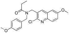 Propanamide, N-[(2-chloro-6-methoxy-3-quinolinyl)methyl]-N-[(4-methoxyphenyl)methyl]- (9CI) CAS#: 606102-89-0