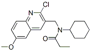 Propanamide, N-[(2-chloro-6-methoxy-3-quinolinyl)methyl]-N-cyclohexyl- (9CI) CAS#: 606102-75-4
