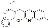 Propanamide, N-[(2-chloro-7-methyl-3-quinolinyl)methyl]-N-(2-furanylmethyl)- (9CI) CAS#: 604780-60-1