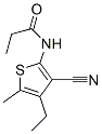Propanamide, N-(3-cyano-4-ethyl-5-methyl-2-thienyl)- (9CI) CAS#: 557779-34-7