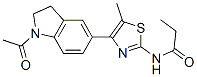 Propanamide, N-[4-(1-acetyl-2,3-dihydro-1H-indol-5-yl)-5-methyl-2-thiazolyl]- (9CI) CAS#: 606121-86-2