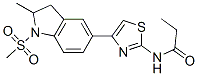 Propanamide, N-[4-[2,3-dihydro-2-methyl-1-(methylsulfonyl)-1H-indol-5-yl]-2-thiazolyl]- (9CI) CAS#: 606122-01-4