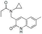 Propanamide, N-cyclopropyl-N-[(1,2-dihydro-6-methyl-2-oxo-3-quinolinyl)methyl]- (9CI) CAS#: 606095-24-3