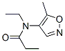 Propanamide, N-ethyl-N-(5-methyl-4-isoxazolyl)- CAS#: 600638-64-0