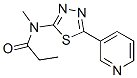 Propanamide, N-methyl-N-[5-(3-pyridinyl)-1,3,4-thiadiazol-2-yl]- (9CI) CAS#: 603075-75-8