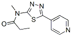 Propanamide, N-methyl-N-[5-(4-pyridinyl)-1,3,4-thiadiazol-2-yl]- (9CI) CAS#: 603074-76-6