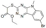 Propanoic acid, 2-[(8-bromo-5-methyl-5H-1,2,4-triazino[5,6-b]indol-3-yl)thio]-, ethyl ester (9CI) CAS#: 603947-03-1