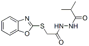 Propanoic acid, 2-methyl-, 2-[(2-benzoxazolylthio)acetyl]hydrazide (9CI) CAS#: 604795-47-3