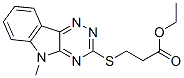 Propanoic acid, 3-[(5-methyl-5H-1,2,4-triazino[5,6-b]indol-3-yl)thio]-, ethyl ester (9CI) CAS#: 603946-10-7