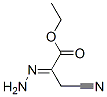 Propanoic acid, 3-cyano-2-hydrazono-, ethyl ester, (2E)- (9CI) CAS#: 609338-38-7
