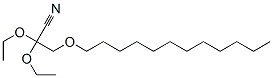 Propionitrile, 3-dodecyloxy-2,2-diethoxy-, CAS#: 66487-26-1