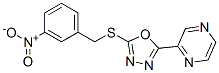 Pyrazine, [5-[[(3-nitrophenyl)methyl]thio]-1,3,4-oxadiazol-2-yl]- (9CI) CAS#: 604740-35-4