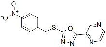 Pyrazine, [5-[[(4-nitrophenyl)methyl]thio]-1,3,4-oxadiazol-2-yl]- (9CI) CAS#: 604740-25-2