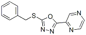 Pyrazine, [5-[(phenylmethyl)thio]-1,3,4-oxadiazol-2-yl]- (9CI) CAS#: 604740-34-3