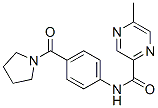 Pyrazinecarboxamide, 5-methyl-N-[4-(1-pyrrolidinylcarbonyl)phenyl]- (9CI) CAS#: 606096-83-7