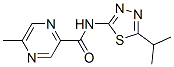 Pyrazinecarboxamide, 5-methyl-N-[5-(1-methylethyl)-1,3,4-thiadiazol-2-yl]- (9CI) CAS#: 606096-81-5