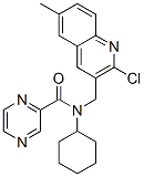 Pyrazinecarboxamide, N-[(2-chloro-6-methyl-3-quinolinyl)methyl]-N-cyclohexyl- (9CI) CAS#: 604780-80-5