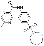 Pyrazinecarboxamide, N-[4-[(hexahydro-1H-azepin-1-yl)sulfonyl]phenyl]-5-methyl- (9CI) CAS#: 603945-78-4