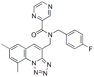 Pyrazinecarboxamide, N-[(7,9-dimethyltetrazolo[1,5-a]quinolin-4-yl)methyl]-N-[(4-fluorophenyl)methyl]- (9CI) CAS#: 604778-13-4