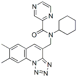 Pyrazinecarboxamide, N-cyclohexyl-N-[(7,8-dimethyltetrazolo[1,5-a]quinolin-4-yl)methyl]- (9CI) CAS#: 604779-60-4