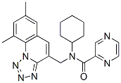 Pyrazinecarboxamide, N-cyclohexyl-N-[(7,9-dimethyltetrazolo[1,5-a]quinolin-4-yl)methyl]- (9CI) CAS#: 604778-08-7