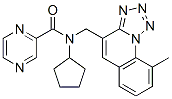 Pyrazinecarboxamide, N-cyclopentyl-N-[(9-methyltetrazolo[1,5-a]quinolin-4-yl)methyl]- (9CI) CAS#: 603949-47-9