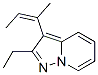 Pyrazolo[1,5-a]pyridine, 2-ethyl-3-[(1Z)-1-methyl-1-propenyl]- (9CI) CAS#: 605673-31-2