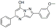 Pyrazolo[1,5-a]pyrimidin-7-ol, 2-(3-methoxyphenyl)-5-phenyl- (9CI) CAS#: 606116-33-0