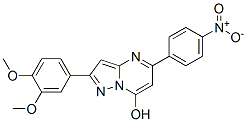 Pyrazolo[1,5-a]pyrimidin-7-ol, 2-(3,4-dimethoxyphenyl)-5-(4-nitrophenyl)- (9CI) CAS#: 606114-57-2