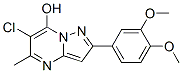 Pyrazolo[1,5-a]pyrimidin-7-ol, 6-chloro-2-(3,4-dimethoxyphenyl)-5-methyl- (9CI) CAS#: 606116-44-3
